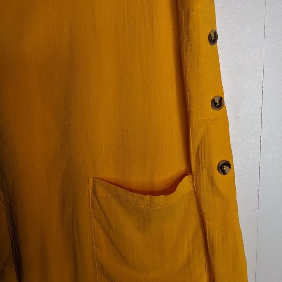 Callahan Bright Yellow Sleeveless Midi Dress - Picture 7 of 10